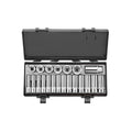 21pc 1/2DR. 6pt. Flank socket set (normal and deep)