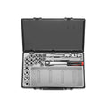23pc 1/2" 6pt. Flank socket set