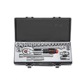 24pc 1/2" 6pt. Flank socket set (SAE)