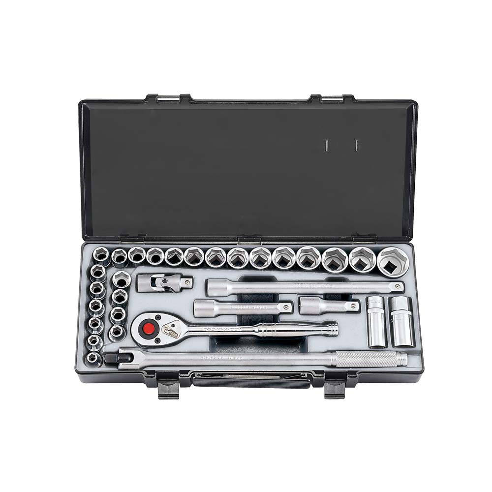 32pc 1/2 6pt. Flank socket set (S&M)