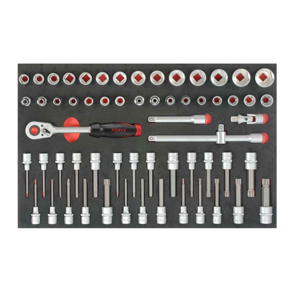 61-delige 1/2" Dopsleutel Combinatie Set
