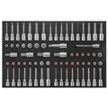70-delige 1/2" Bitdoppen Set (EVA)