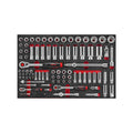 88-delige 1/4", 3/8" & 1/2" Dopsleutel Combinatie Set (EVA)