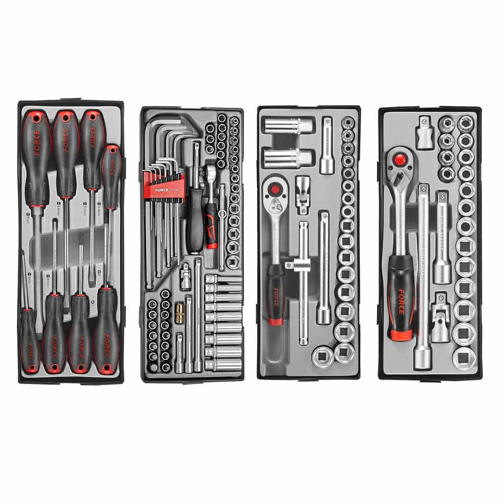 Workbench(fiberboard) with 177 pcs of tools