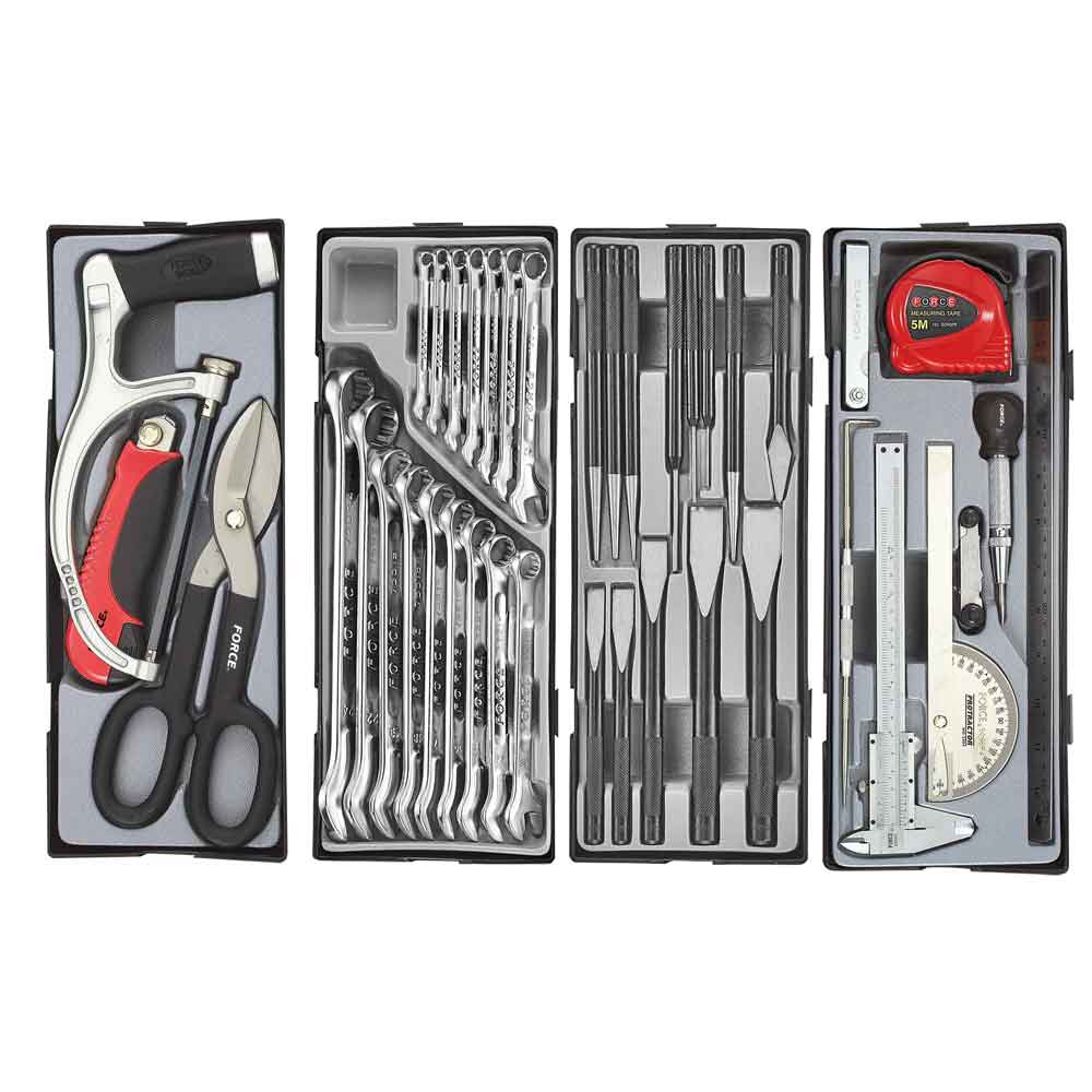Workbench(fiberboard) with 177 pcs of tools