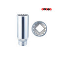 3/8" Veeltand dop lang 7