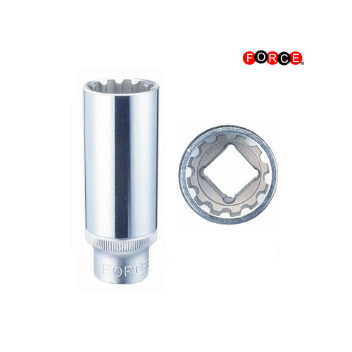 1/2" Veeltand dop lang (Multi-profiel) 9