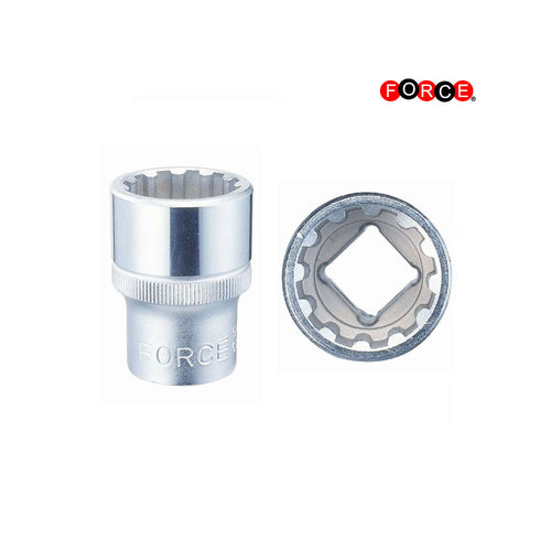 1/2" Veeltand dop (Multi-profiel) 9