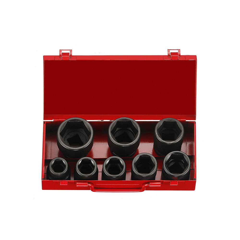 8-delige 3/4'' 6-kant krachtdop set