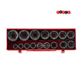 3/4" Krachtdoppenset (SAE 3/4'' - 1-7/8'') 16-delig
