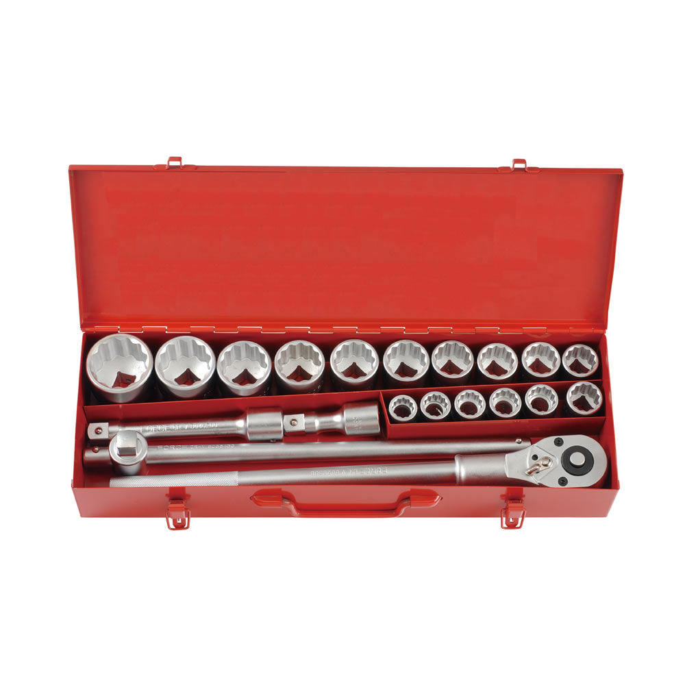 3/4'' Doppen- combinatie set (6-kant) 20-delig