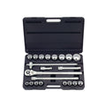 21-delige 3/4" 6pt. Flank doppenset (MM) -- blaasvorm koffer