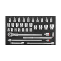 34-delige 3/4" Aandrijving Doppen Set (10318 EVA)