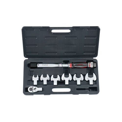 1/2'' Momentsleutel met Verwisselbare Ratel- Momentkop 10-80Nm 8-delig