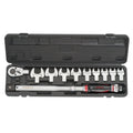 1/2'' Momentsleutel met Verwisselbare Ratel- Momentkop 40-210Nm 11-delig