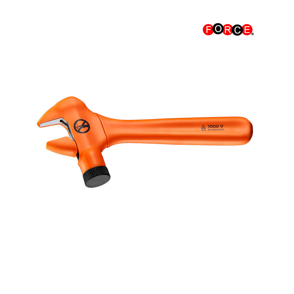 Insulated adjustable wrench 8"