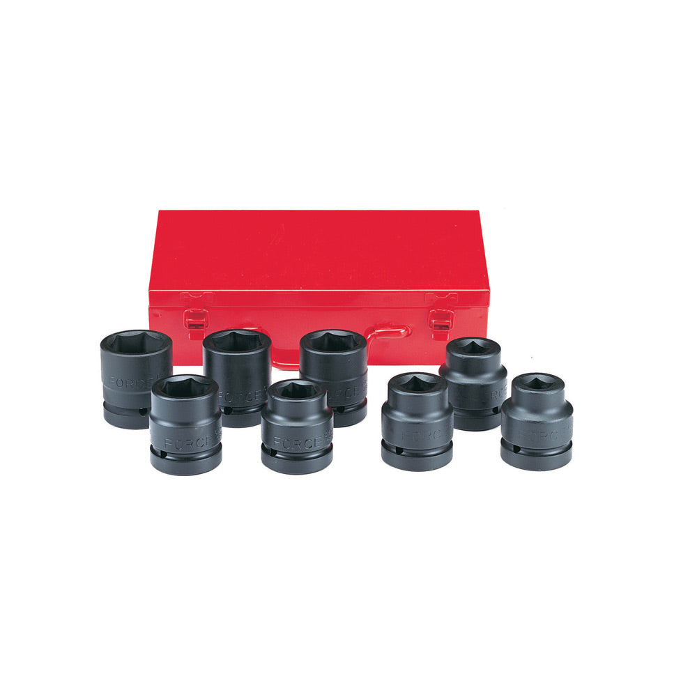 1'' Krachtdoppenset (17-41mm) 8-delig