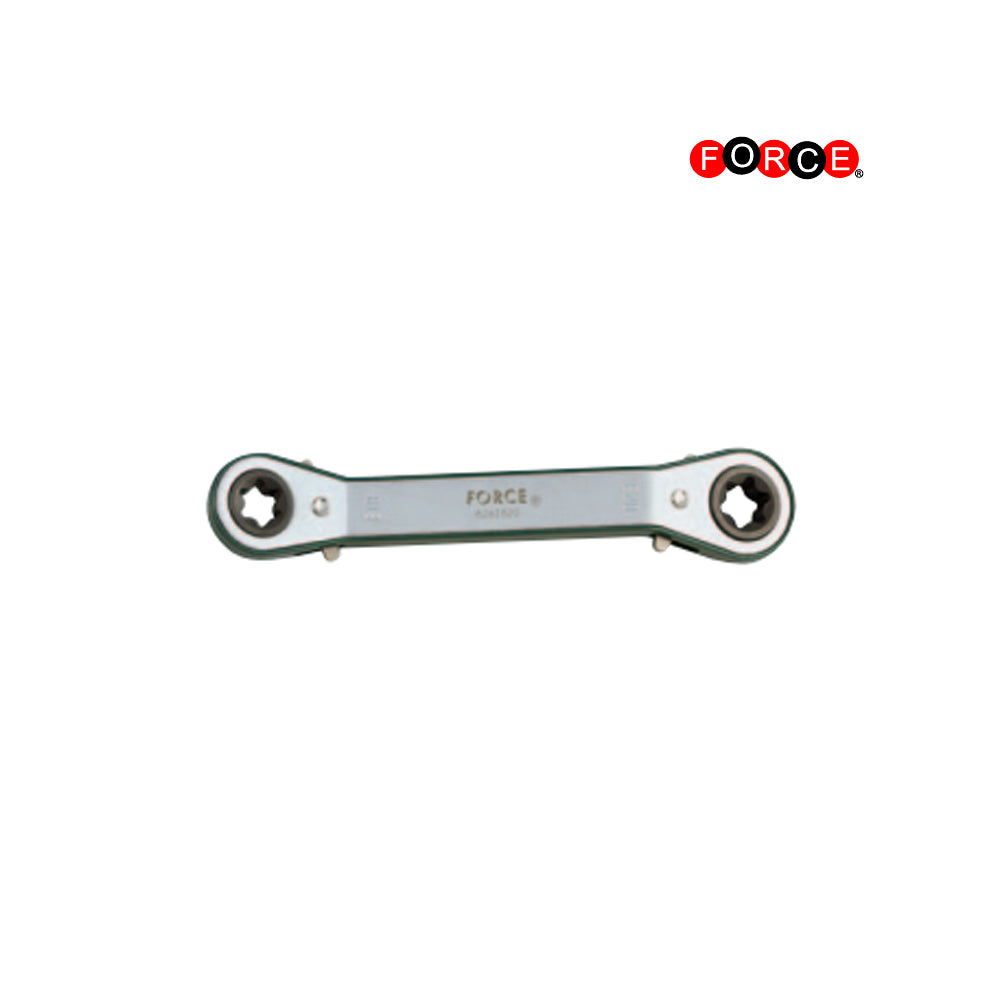 Torx Ring-ratelsleutel (15° gebogen) E6xE7