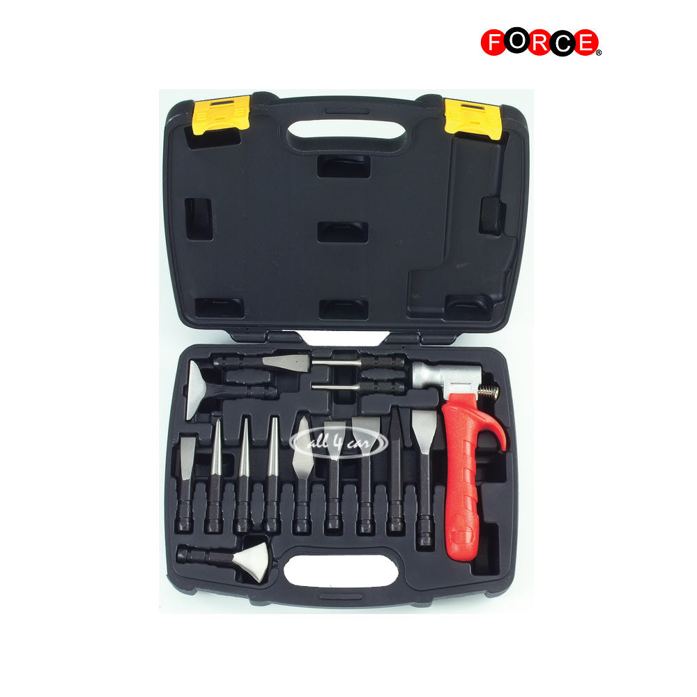 15pc Hammer chisel & punch set (interchangeable) (NIET MEER LEVERBAAR 51229)