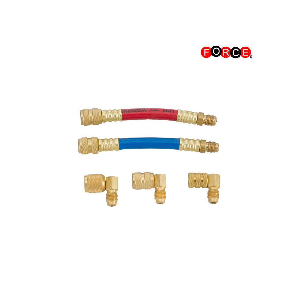 5-delige auto-airco-draaiadapterset
