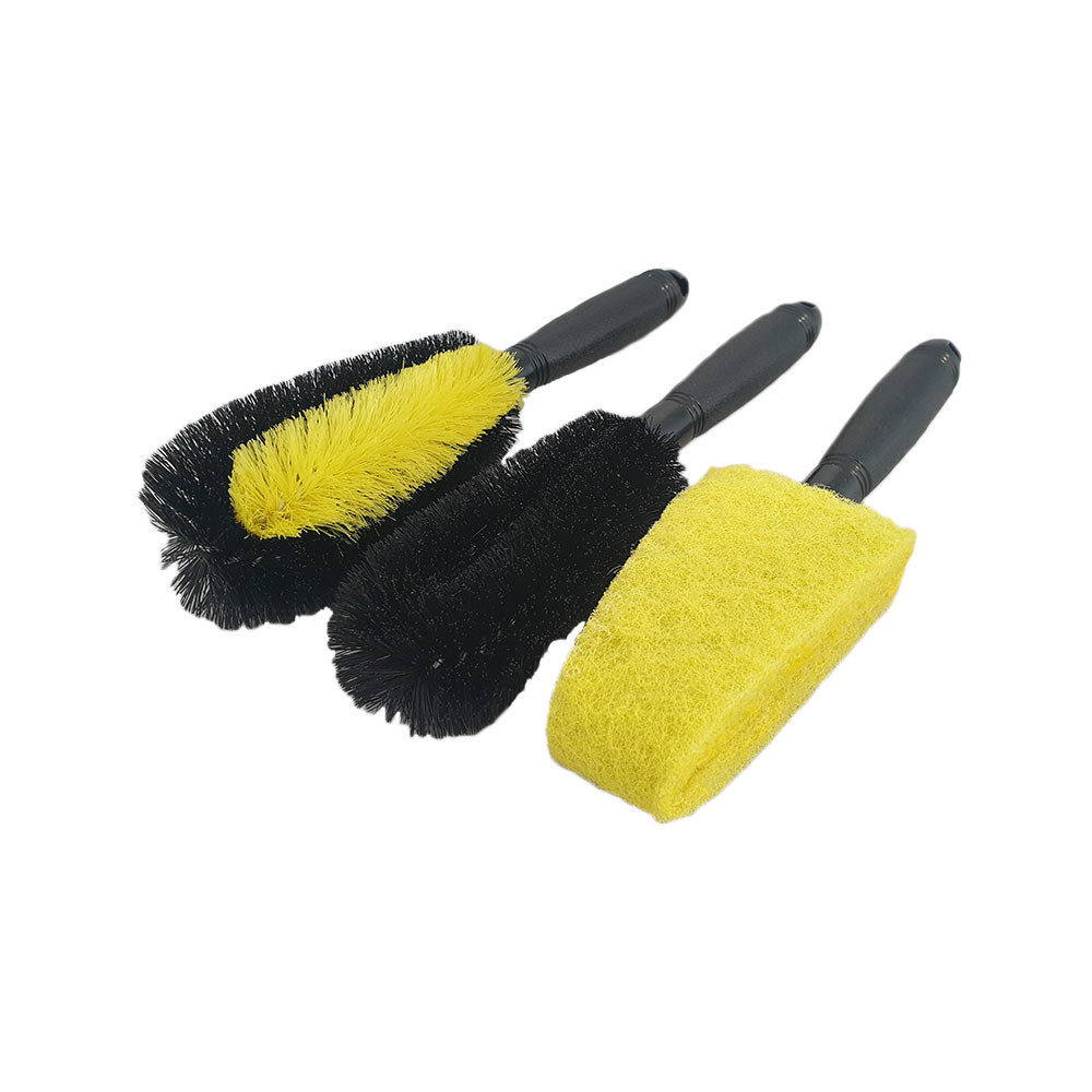 3 delig set velgenborstels