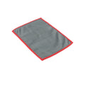 5 x Microfiber cloth CARBON 15 x 20 cm red