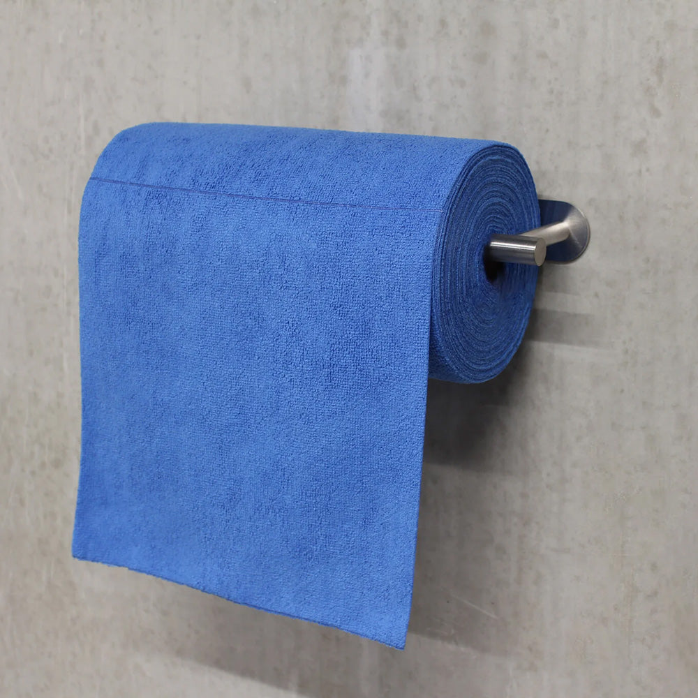 Poetsdoek op rol 75stuks Blauw