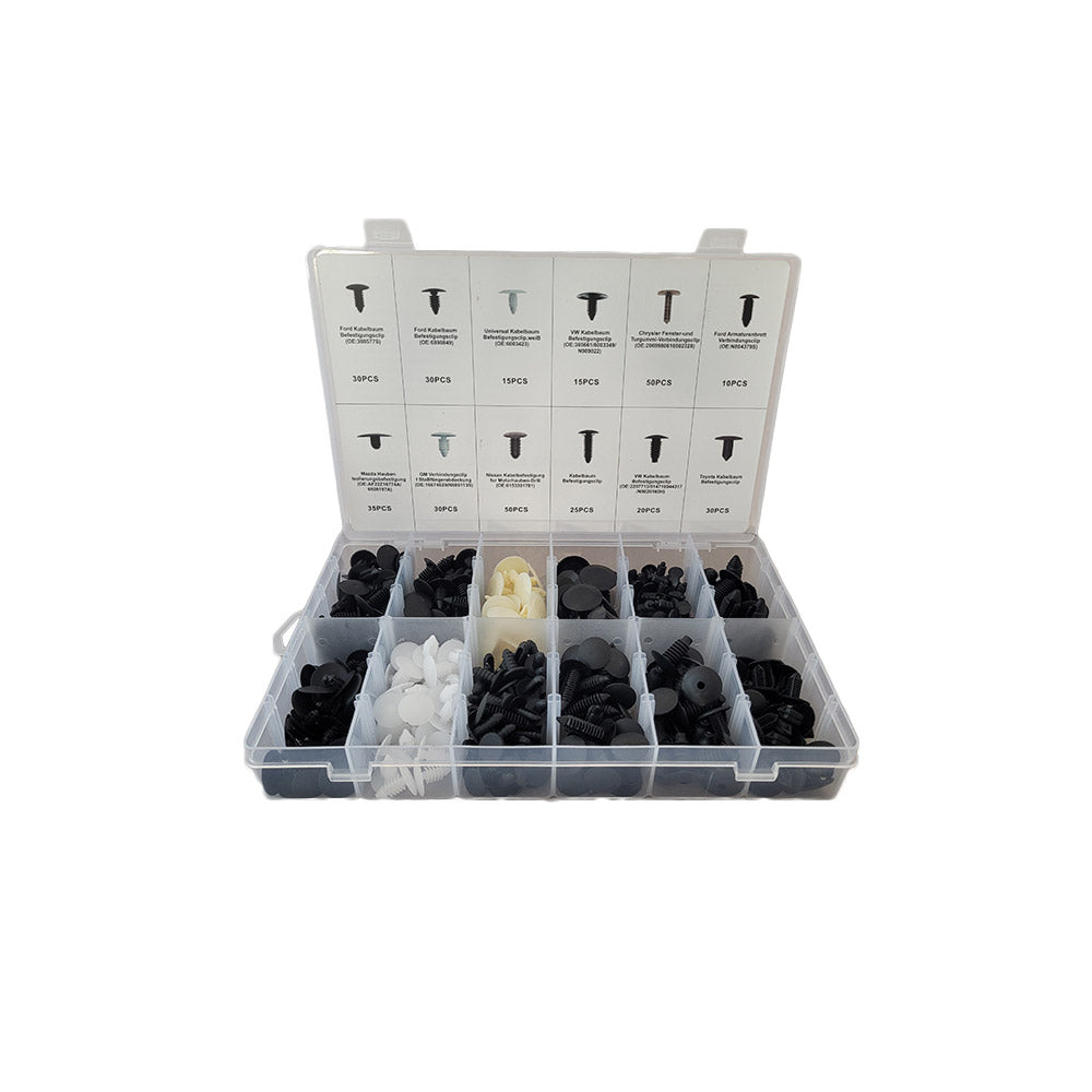 Assortiment Bekleding Bevestiging Clips 340st