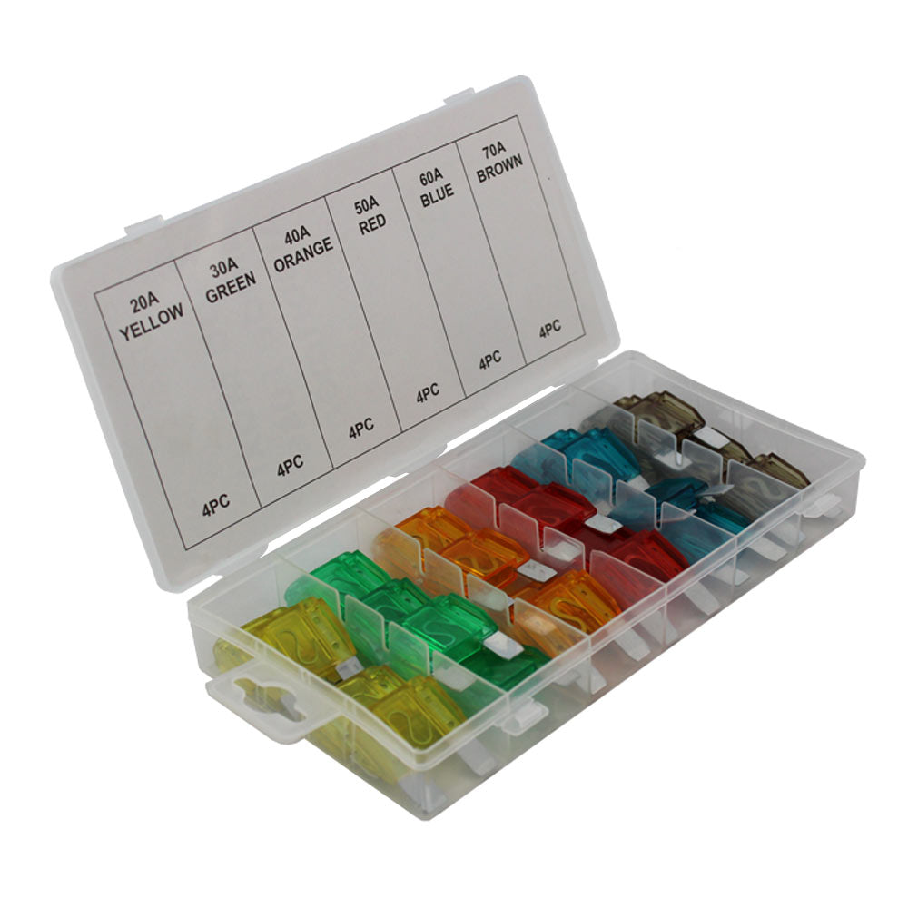 Maxi steekzekeringen assortiment 24 delig