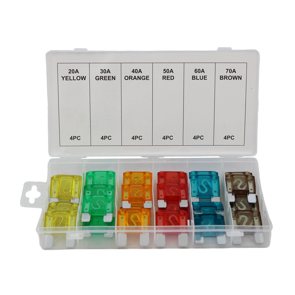 Maxi steekzekeringen assortiment 24 delig