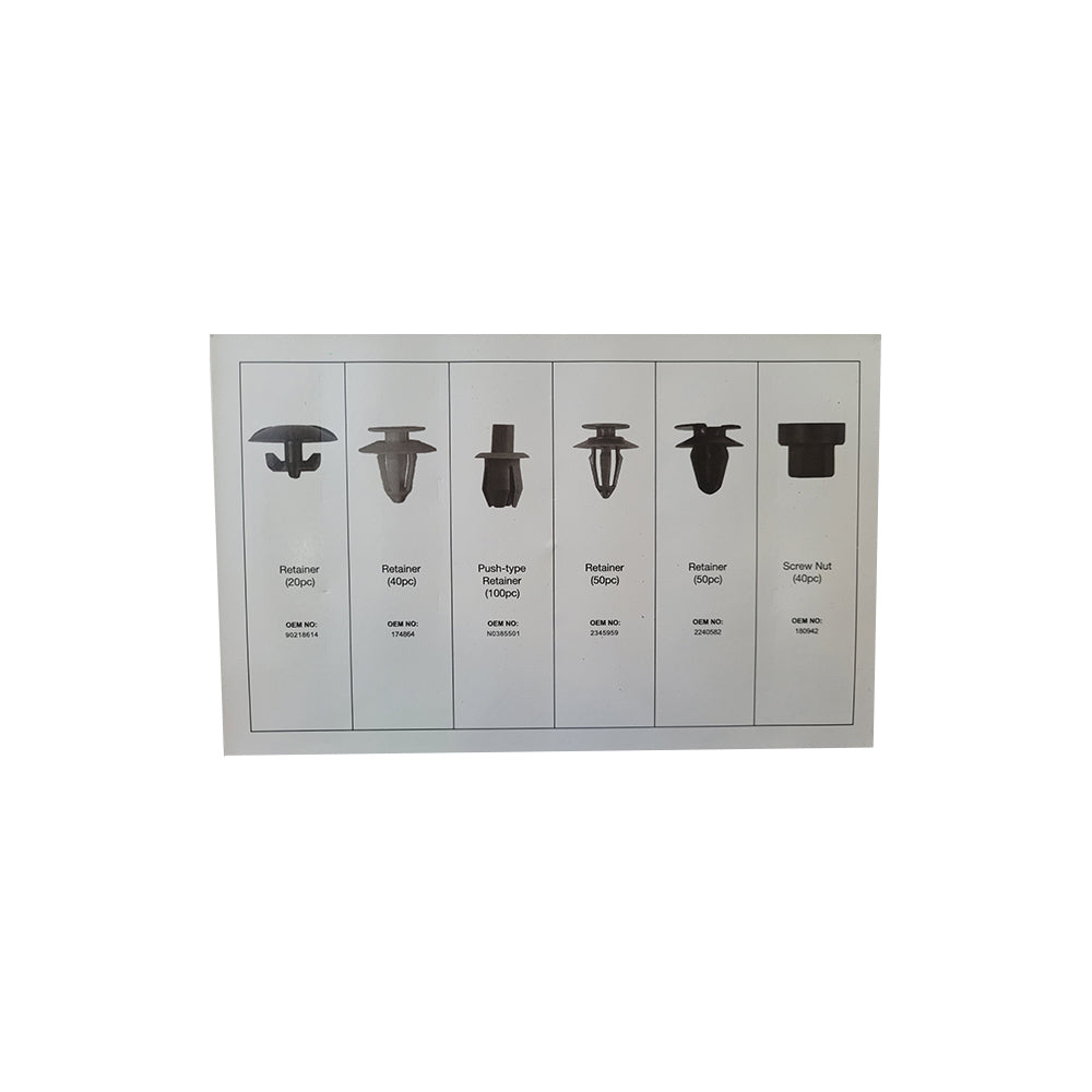 Trim Clip Assortiment - Vauxhall / Opel 300st