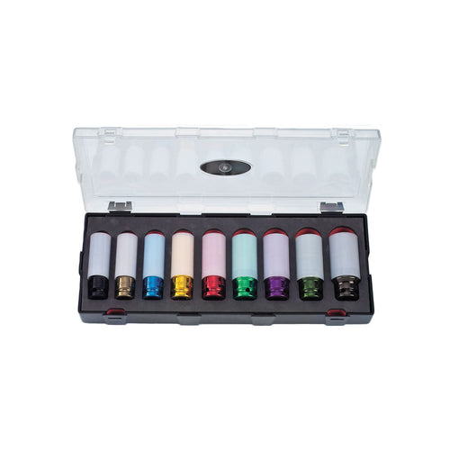 1/2" Krachtdoppen Set Wielbouten / Wielmoeren 9-delig