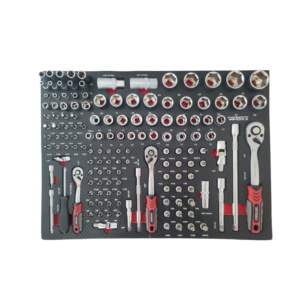 Weber Tools 290-Delige Gevulde Deluxe Gereedschapswagen