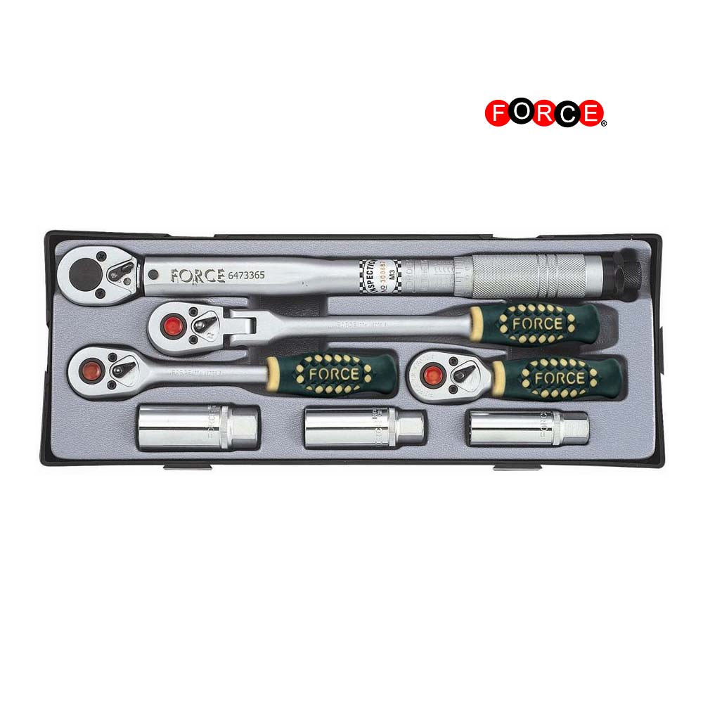 7pc Ratchet handle set (NIET MEET LEVERBAAR T30712)