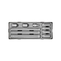 3/8" Bougiedoppen set 10 delig