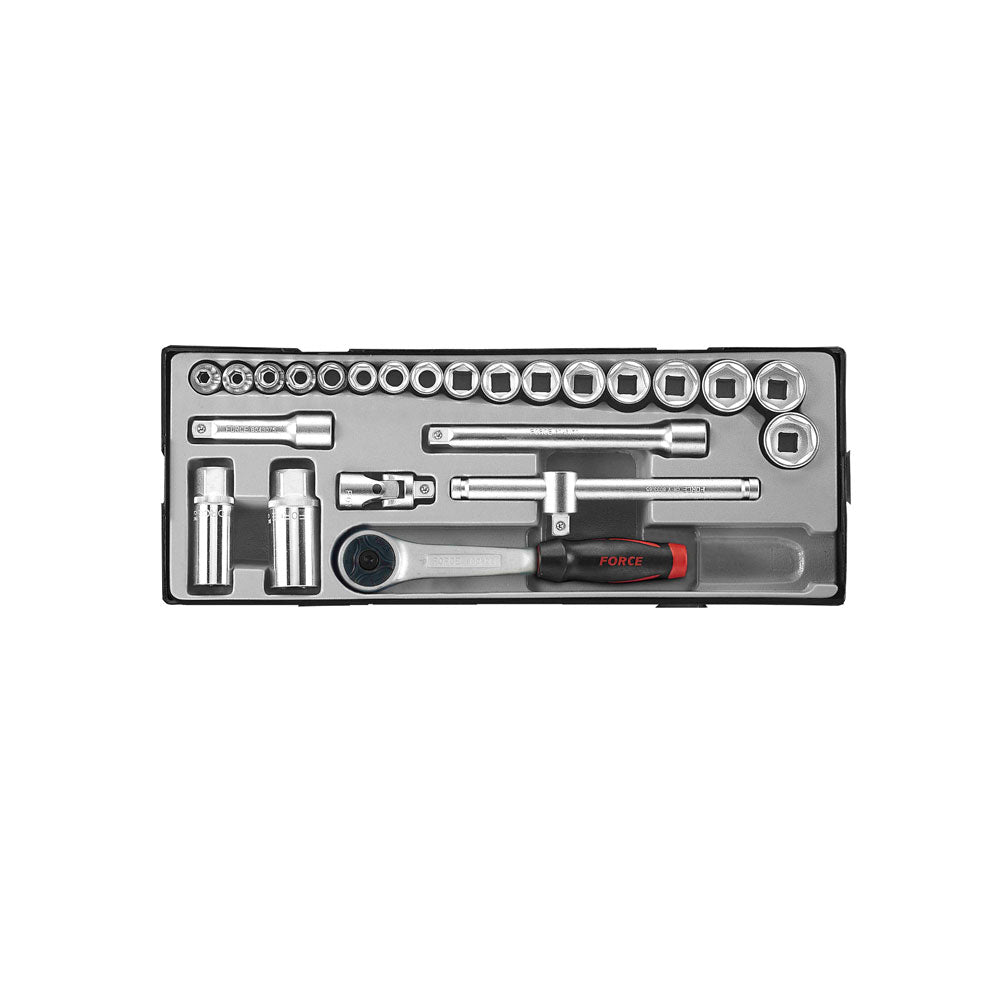 3/8" doppen set 24-delig