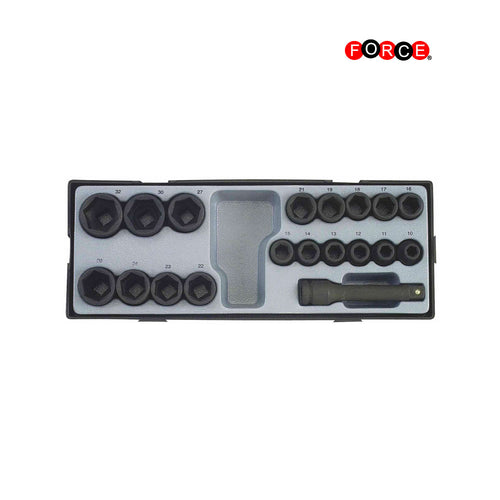 1/2" Krachtdoppenset 19-delig