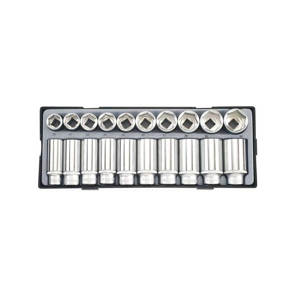 1/2" Doppenset 20st