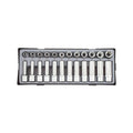 1/2" Doppenset 24 delig