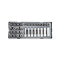 1/2" Doppenset Torx - Spline 32 delig