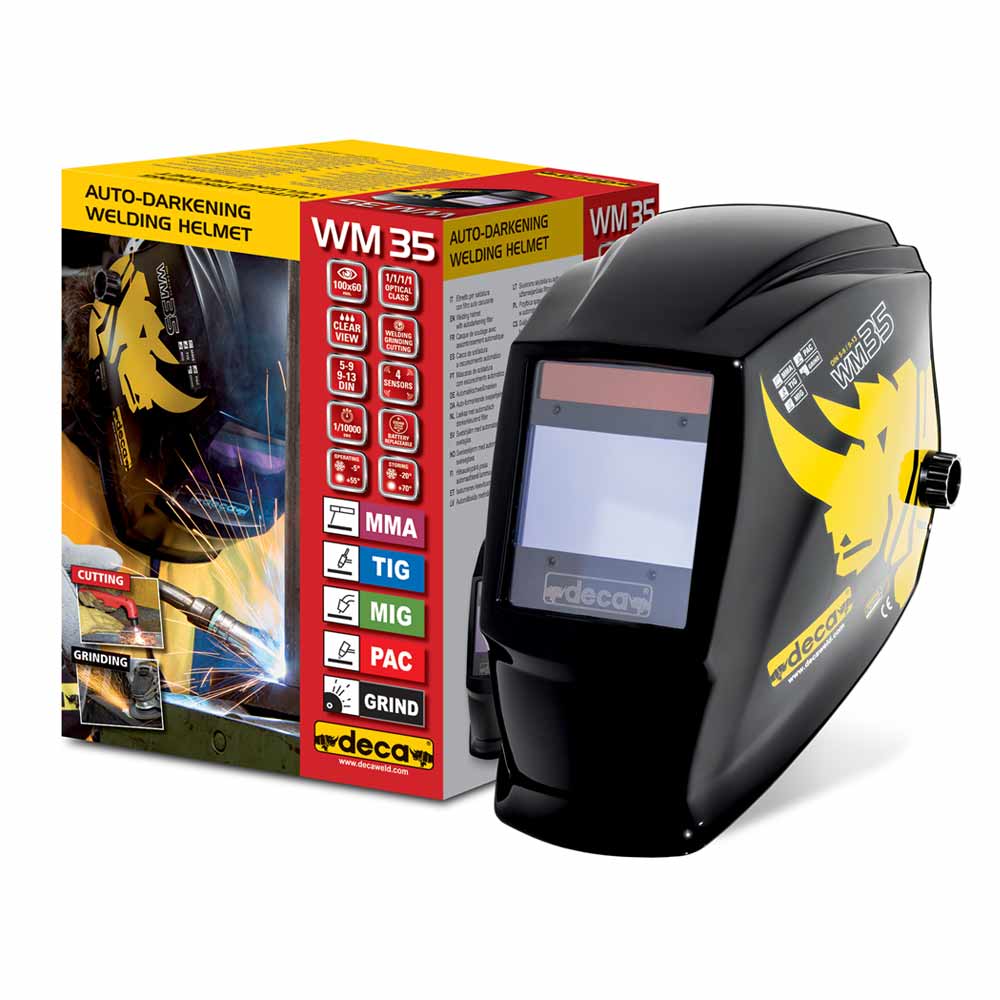 WM35 LCD welding helmet DIN 9>13