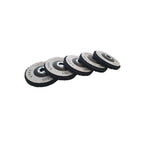 Set reinigingsschijven 125 mm - 5 stuks - slijptol aansluiting