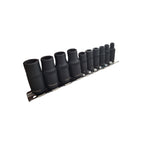 Doppenset 1/4" en 3/8" 10 delig (magnetisch)