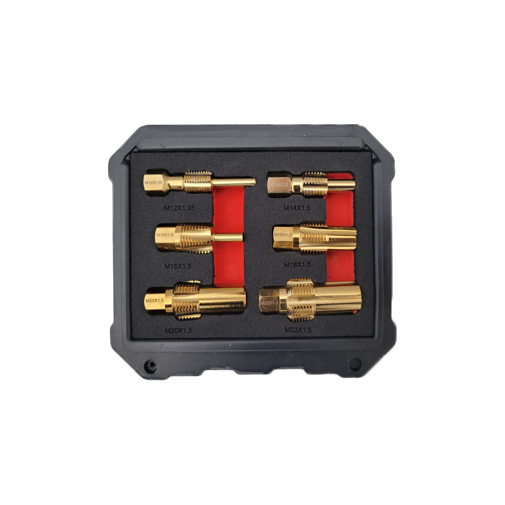 EGT Sensortappen set (M12-M22 Titanium Geplateerd) 6-delig
