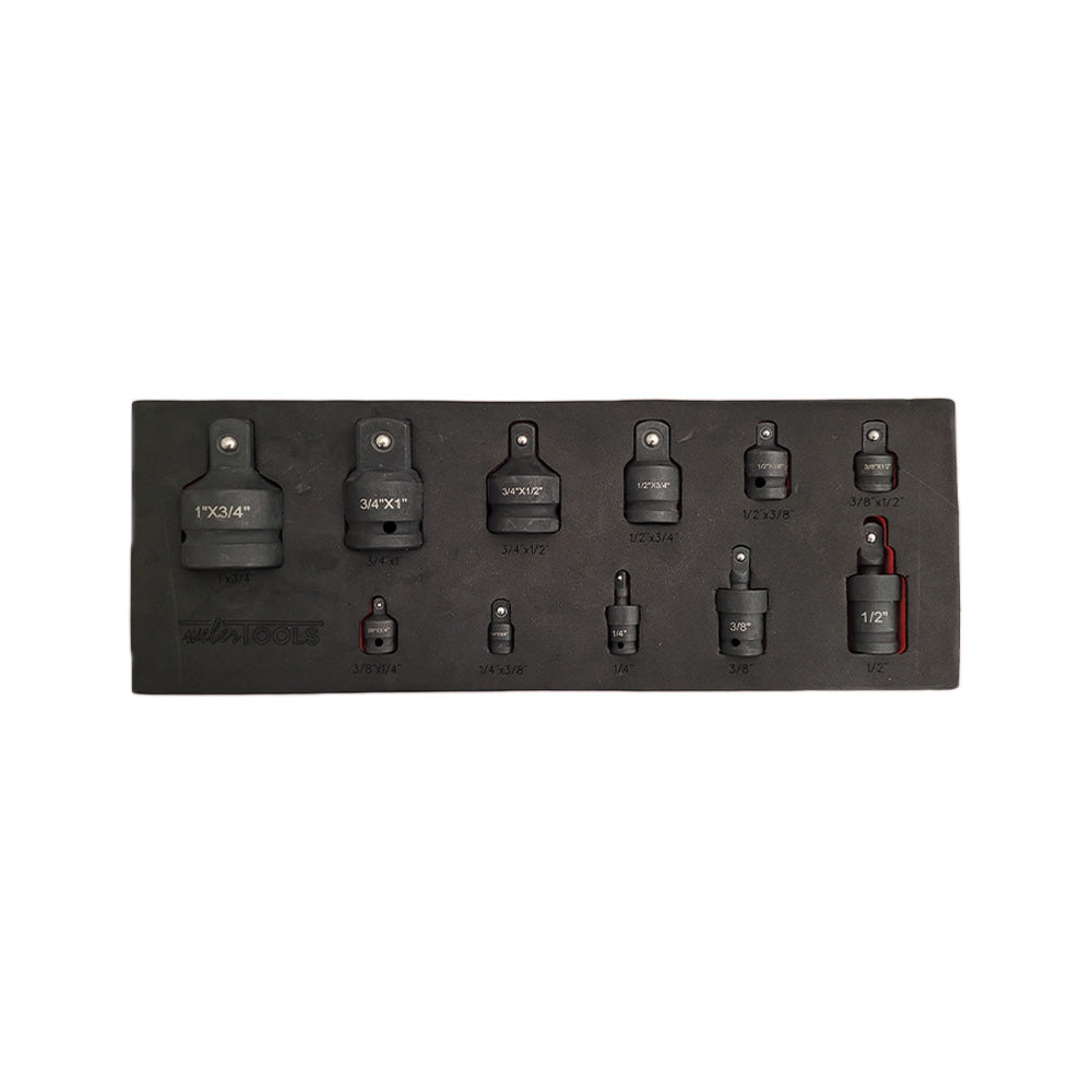 Krachtadapter Verloopdoppen set 11 delig