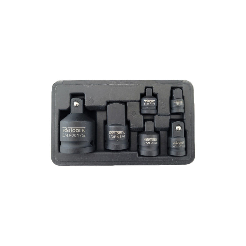 Krachtadapter set 6 delig