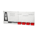 Metalen ophangwand incl. haken