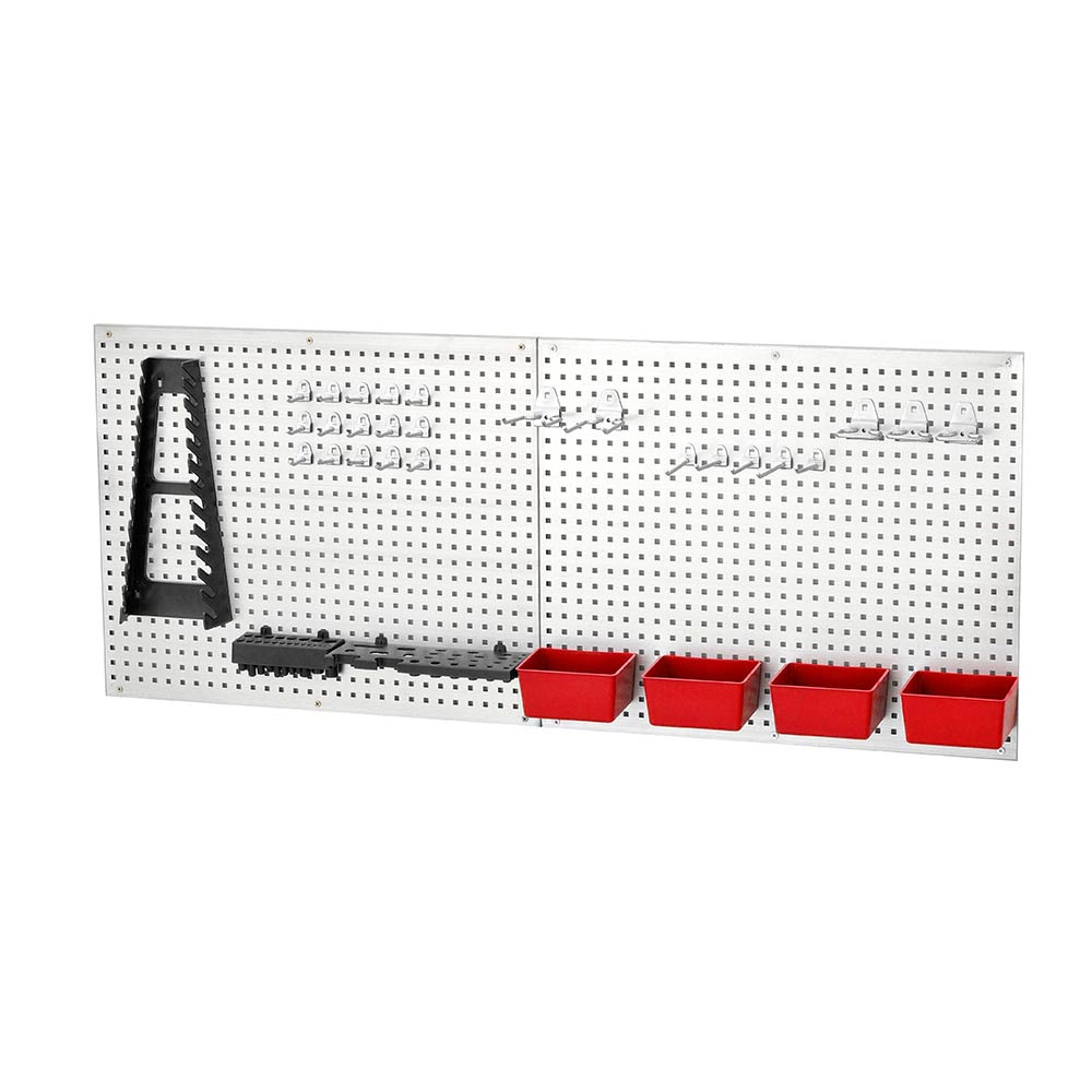 Metalen ophangwand incl. haken
