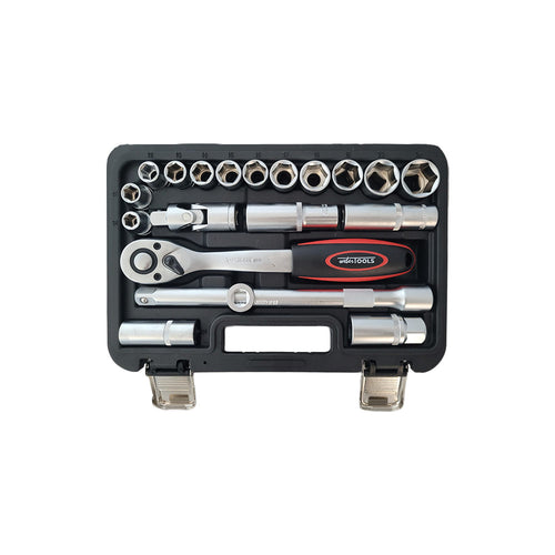 1/2" Ratel + Doppenset 10/24mm 20-delig