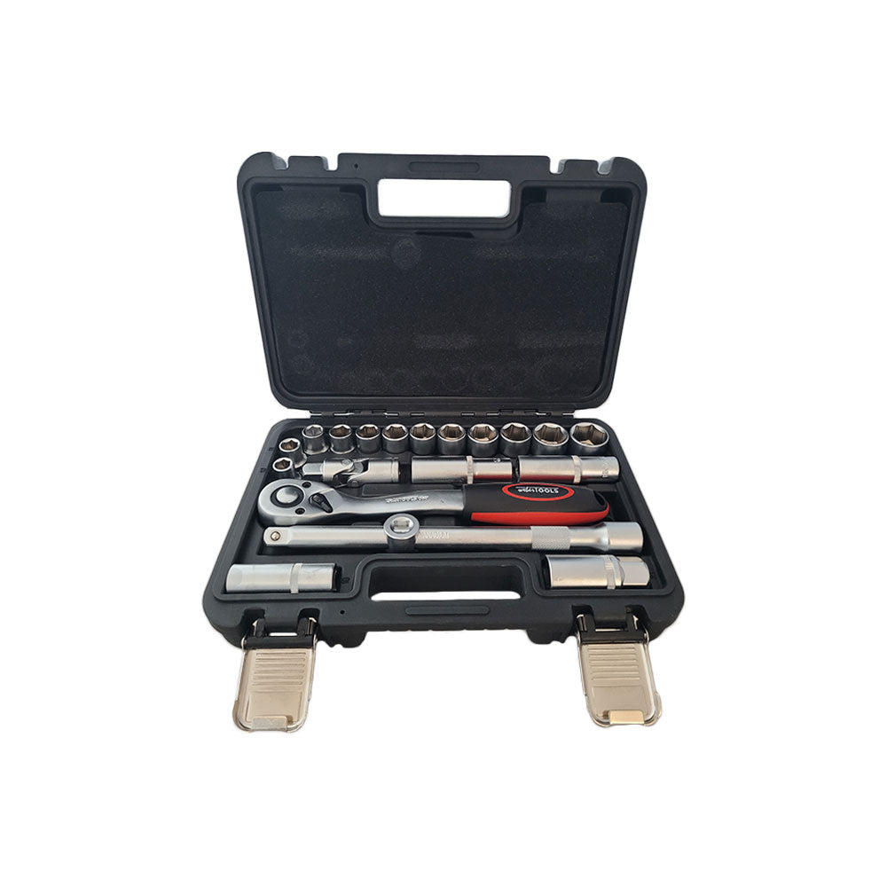 1/2" Ratel + Doppenset 10/24mm 20-delig